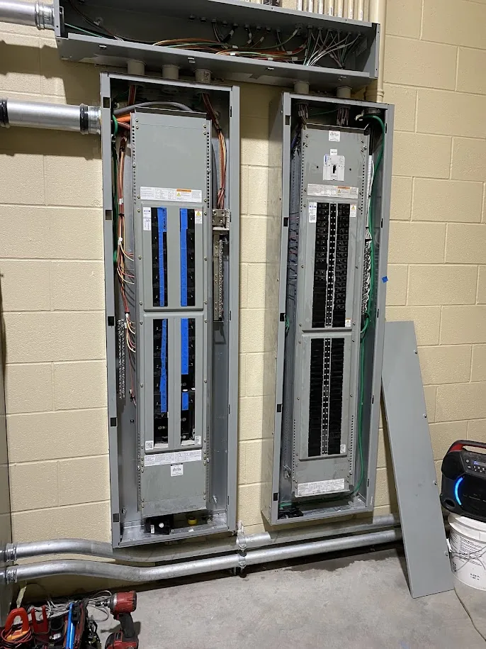 Electrical panel installation